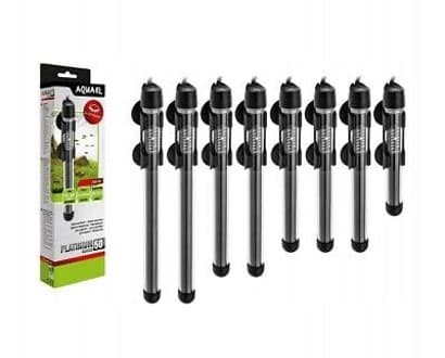 Aquael Glass Platinum Heater (25w/ 50w/ 100w/ 150w/ 200w/ 300w/ 500w)