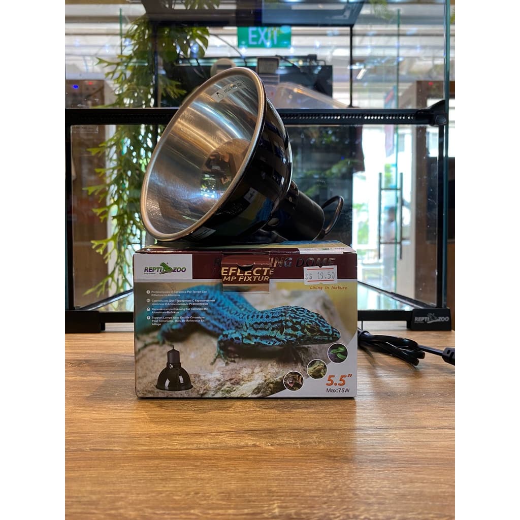 ReptiZoo Reflecting Dome Lamp Fixture 5.5Inch