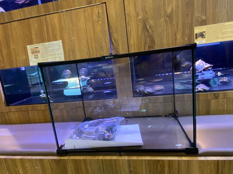 Reptizoo Reptile tank with Mesh cover (50.8x30.5x35.5cm)