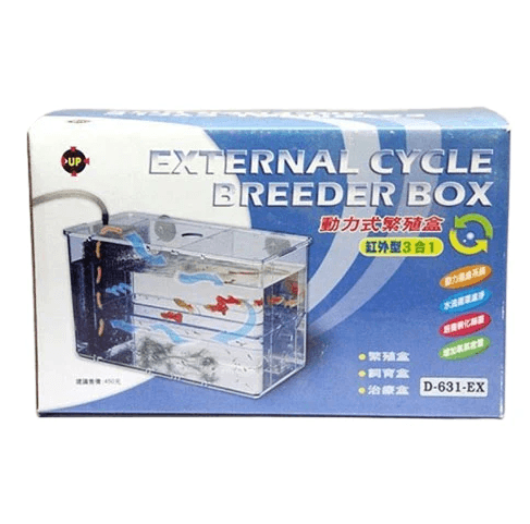 UP D-631 EX External Cycle Breeder Box Blue
