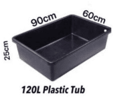 120L Plastic Tub