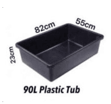 90L Plastic Tub