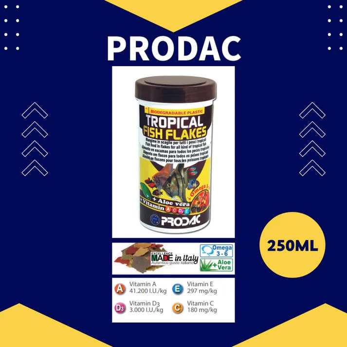 PRODAC Tropical fish flakes
