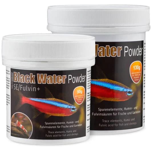 SaltyShrimp Black Water Aquarium Powder: Fulvic Acids, Trace Elements, pH Stability
